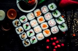 Заказать ролы суши рыба