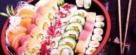 Где можно заказать суши на дом цветов